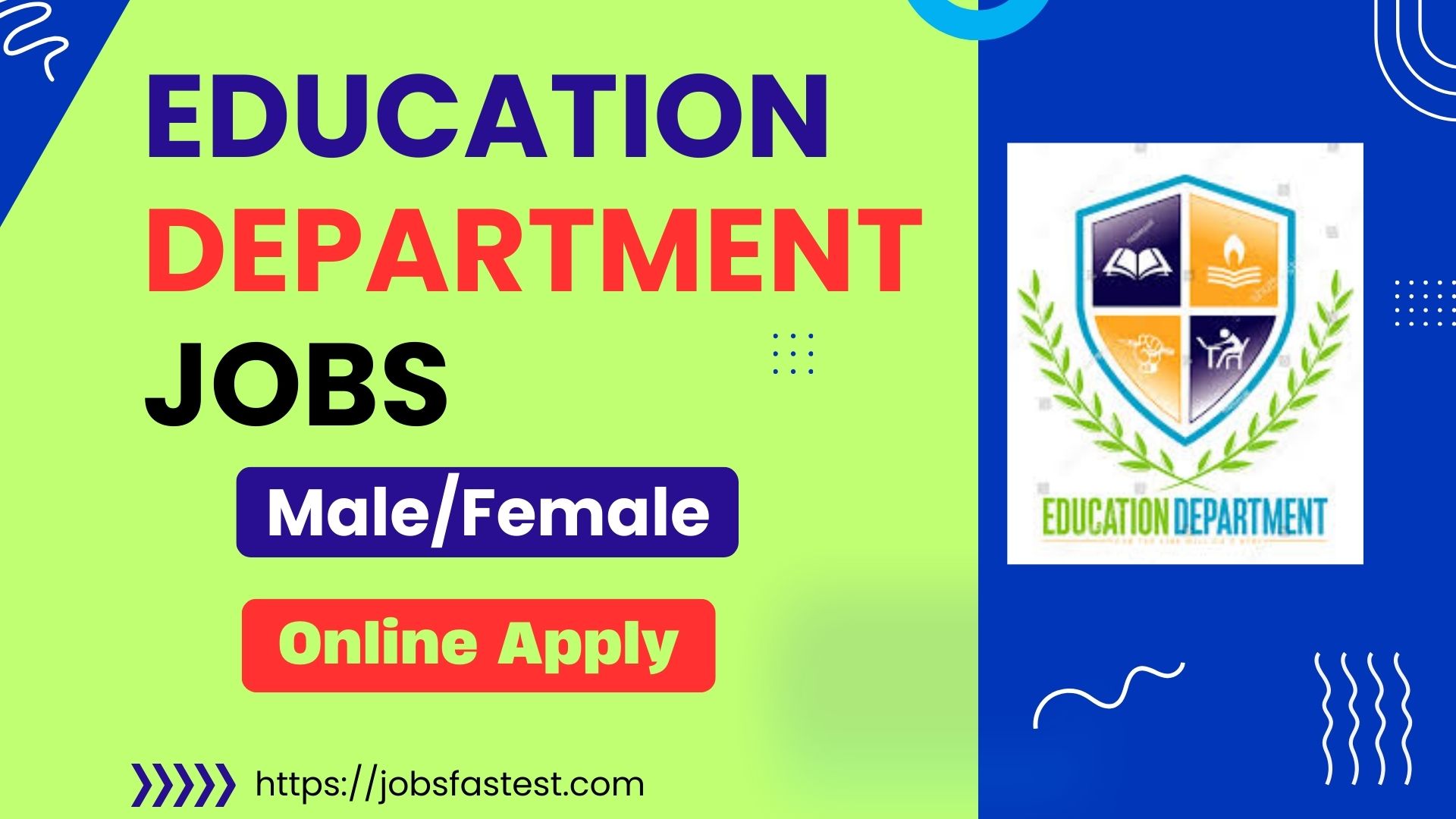 Education Department Jobs