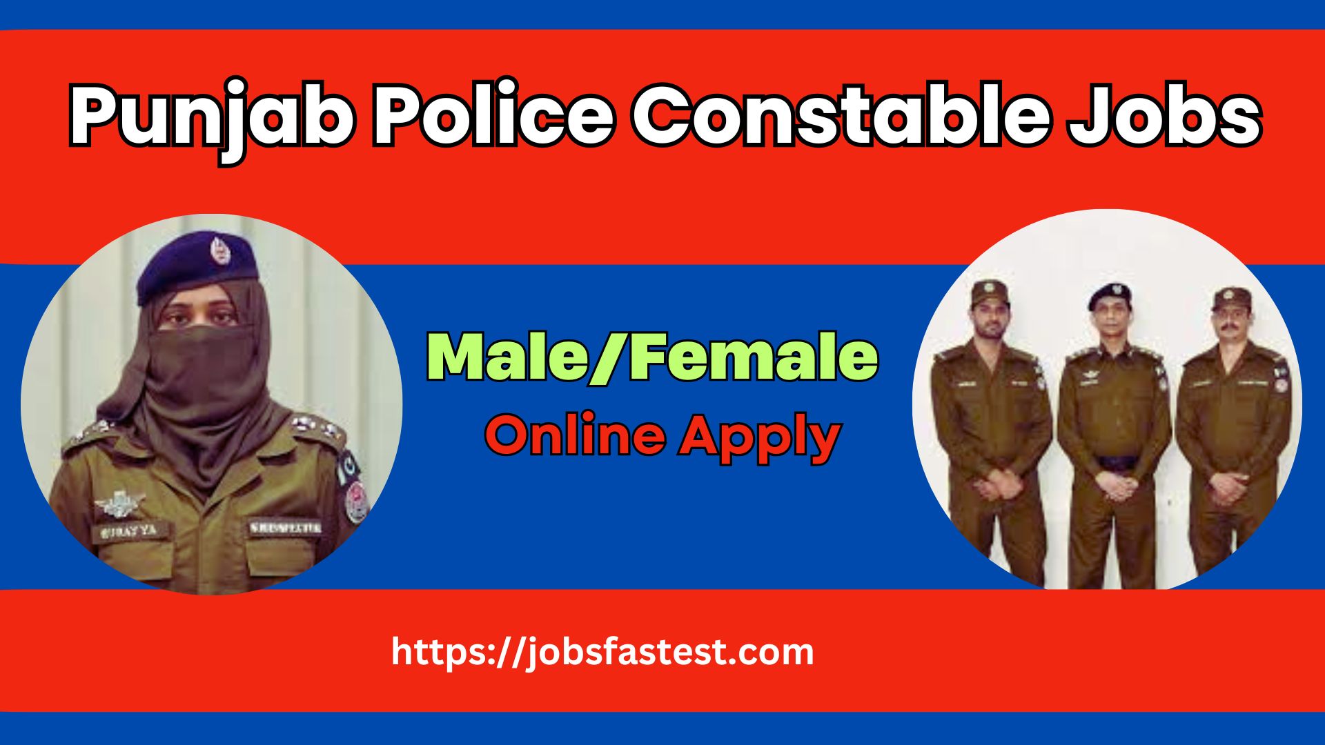 Punjab Police Constable and Lady Constable Jobs